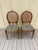 Rustic European Set of 4 Vintage Faux Bois Dining Chairs With Cane Back For Sale - Image 3 of 18