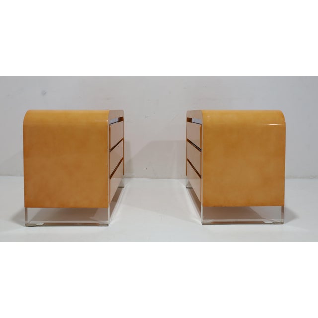 Pair of Vladimir Kagan Nightstands For Sale - Image 9 of 12