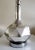 Early 21st Century Silver Hexagon Mercury Glass Lamp For Sale - Image 10 of 13