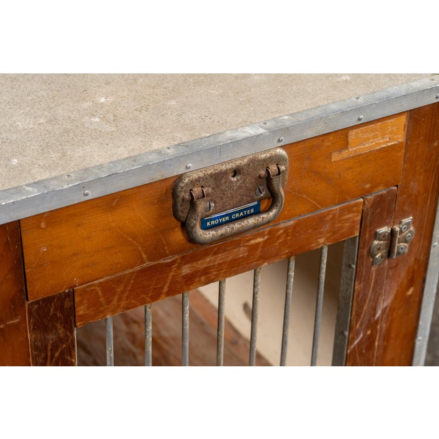 Vintage Wooden Nyc Dog Pound Kennel by Kroyer Crates For Sale In Chicago - Image 6 of 9