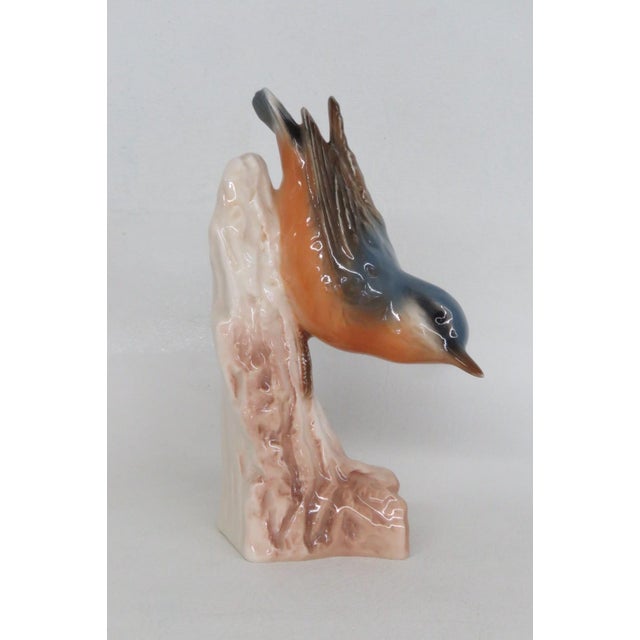 This beautiful Bird Figurine is made of hand-painted porcelain. This darling figurine was made in West Germany by Goebel...