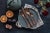 Made in Italy with the highest quality of 18/10 stainless steel, 4,0 mm thick, very durable, ergonomic. Knives have double...