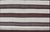 Textile Striped Turkish Vintage Kilim Flat-Weave Rug in Brown, Mocha, and Ivory For Sale - Image 7 of 10
