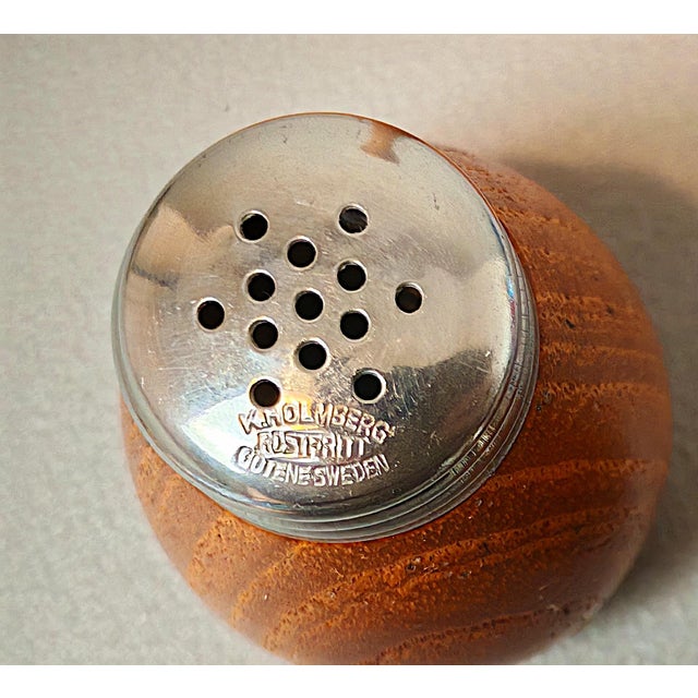 Teak Spice Set from Karl Holmberg Ab, 1960s, Set of 3 For Sale - Image 11 of 13