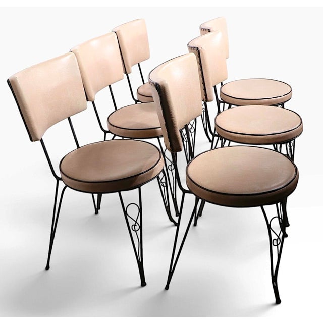 7 Piece 1950's Mid Century Kitchen Dining Set For Sale - Image 10 of 18