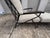 Metal Pair of Italian Maurizio Tepestini Wrought Iron Chairs and Ottoman For Sale - Image 7 of 14
