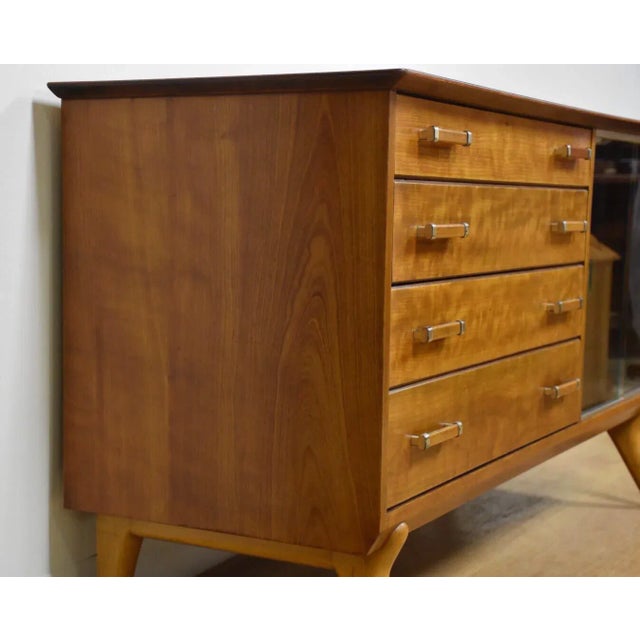 Mid-Century Modern Renzo Rutili Cherry Credenza For Sale - Image 3 of 11