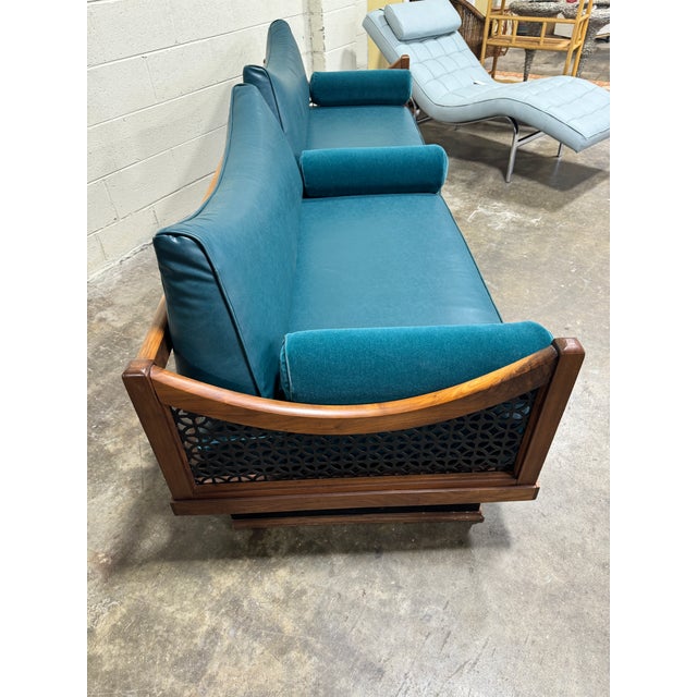 Monumental Boho Moroccan Style Sofa For Sale In Greensboro - Image 6 of 11