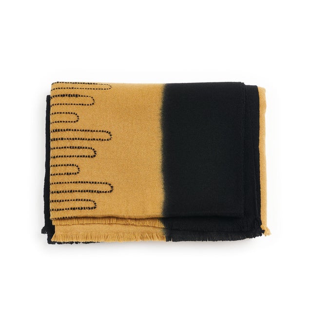 Handwoven Topaz Brown Myrtle Drift Merino Throw is quietly refined and deeply tactile. It explores contrast through...