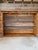 Brown Vintage Bamboo Wall-Mounted Bar Cabinet With Accordion Doors & Mermaid Handles For Sale - Image 8 of 12