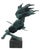 Art Deco Bronze Sculpture of Woman W. Violin on Marble Base For Sale - Image 9 of 11