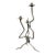 1960s Wrought Iron Candle Holder From the Kenneth Dukoff Collection For Sale