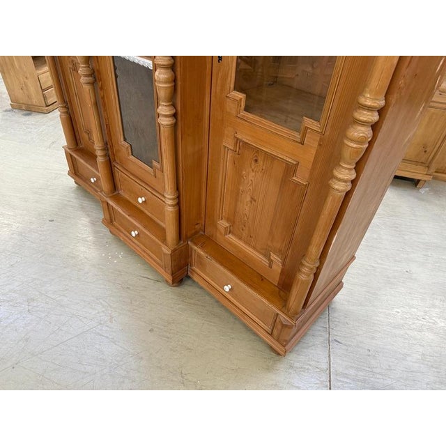 Farmhouse Display Cabinet in Wood For Sale - Image 16 of 18