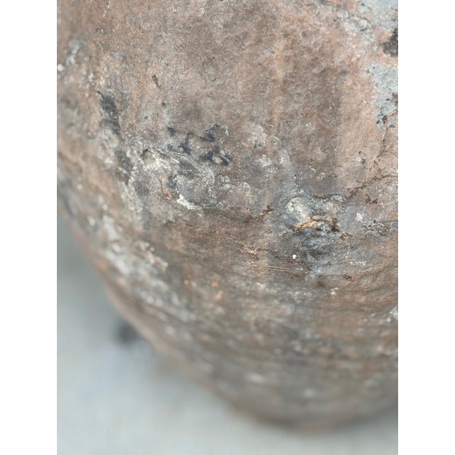 Antique Mediterranean European Terracotta Storage Jar / Olive Jar For Sale - Image 9 of 18