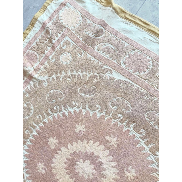 Textile Suzani Tribal Textile - Vintage Embroidery For Sale - Image 7 of 8