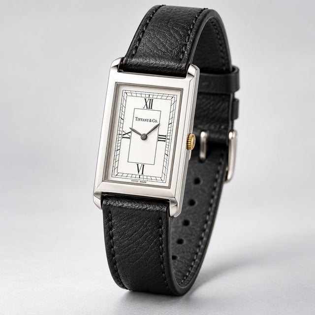 Embodying understated luxury and effortless sophistication, this authentic Tiffany & Co. watch is designed to be a daily...