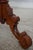 Wood Vintage Italian Inlaid Walnut Round Lamp Table For Sale - Image 7 of 14