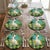 Turquoise Vintage Italian Cockatoo Lacquered Placemats - Set of 6 For Sale - Image 8 of 12
