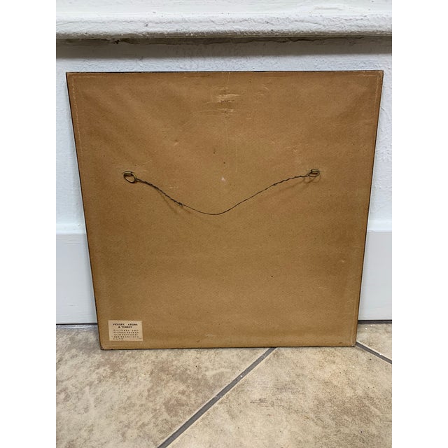 Printmaking Materials Antique Etching Fritz Silberbauer (1883-1974) Prehistoric Times With Mammoths 12" For Sale - Image 7 of 9