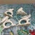 Fitz and Floyd Vintage White Ceramic Bird Napkin Rings Set of 4 - Figural Cardinal Songbirds For Sale - Image 4 of 5