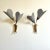 1940s Pair of Italian Mid-Century Modern Sculptural Flower Sconces, Brass, 1940s For Sale - Image 5 of 12