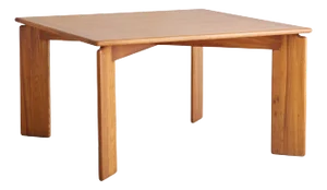 Italian Elm Dining Table by Romanutti, 1970s