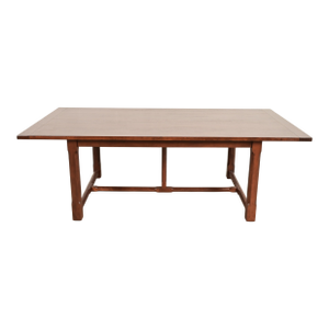 Ralph Lauren English Provincial Carved Walnut Harvest Farmhouse Dining Table