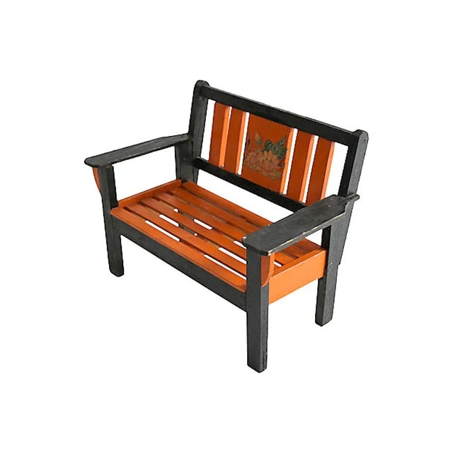 1940s Miniature Vintage Garden Furniture, S/3 For Sale - Image 5 of 7