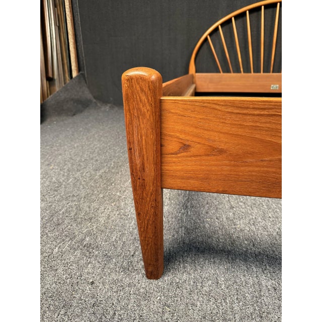 Mid 20th Century Danish Teak Bedframe by Jespersen of Denmark For Sale - Image 4 of 12