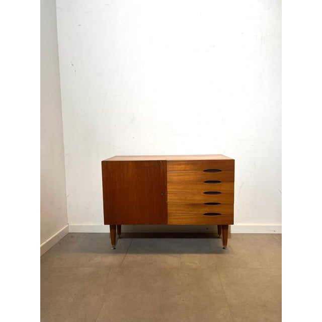 Vintage Sideboard in Teak For Sale - Image 5 of 5