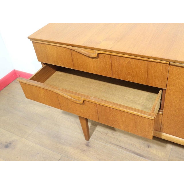 Mid Century Modern Vintage Teak British Credenza Sideboard For Sale - Image 14 of 14