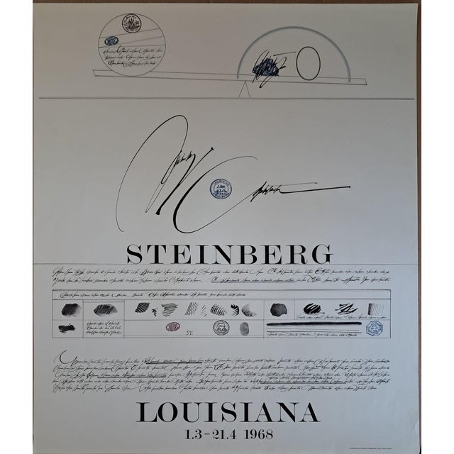 Louisiana Poster after Saül Steinberg, 1968 For Sale