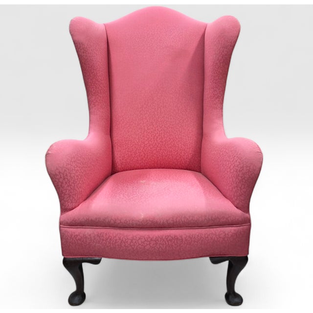 19th Century Wingback Chair For Sale - Image 9 of 17