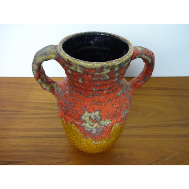 Ceramic Lava 1771-22 Ceramic Vase from Übelacker Keramik, Germany, 1970s For Sale - Image 7 of 18