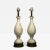 Midcentury Modern White and Silver Swirled Murano Lamps - a Pair For Sale - Image 4 of 4