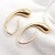 1980s Pair of Tiffany & Co. Elsa Peretti Yellow Gold Teardrop Hoop Earrings For Sale - Image 9 of 9
