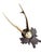 1960s Roe Deer Trophy 153 Black Forset Antlers Mount For Sale - Image 5 of 5