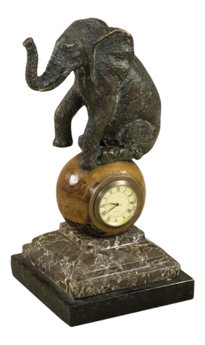 Maitland-Smith Agile Elephant Clock