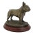 Douglas Gray French Bulldog Cold Cast Bronze Resin Statue Figurine For Sale