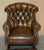 Victorian Rocking Chesterfield Armchair in Leather from Harringtons For Sale - Image 4 of 18