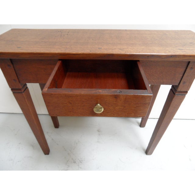 Antique Oak Side Table, 1890s For Sale - Image 4 of 12
