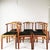 A set of 6 chairs manufactured in Denmark in the 1970s (each chair bears a maker's mark). The chair frames are constructed...