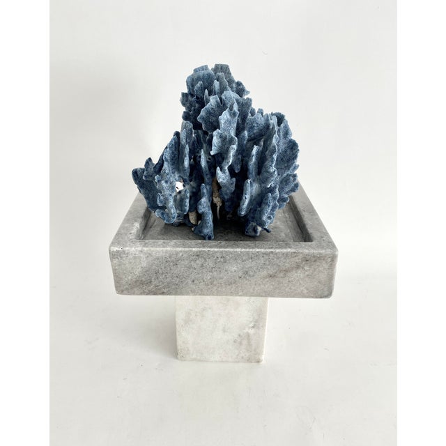 Contemporary Square Marble Display Pedestal For Sale - Image 3 of 8