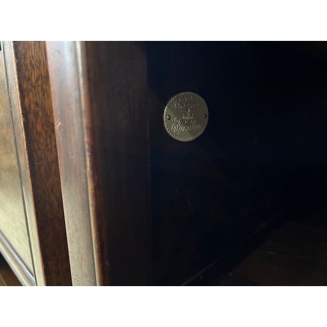 Brown 20th Century Baker Nightstands Designed by Michael Taylor - a Pair For Sale - Image 8 of 8