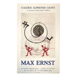 Max Ernst, Chave Gallery Poster on Arches, 1976, Paper For Sale