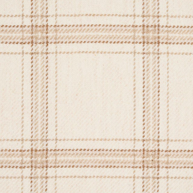 Traditional Sample - Schumacher Blackburn Merino Plaid in Ivory For Sale - Image 3 of 4