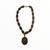 Traditional Antique Aesthetic Period Movement Mixed-Metal Floral Locket Necklace C. 1880–1895 For Sale - Image 3 of 7