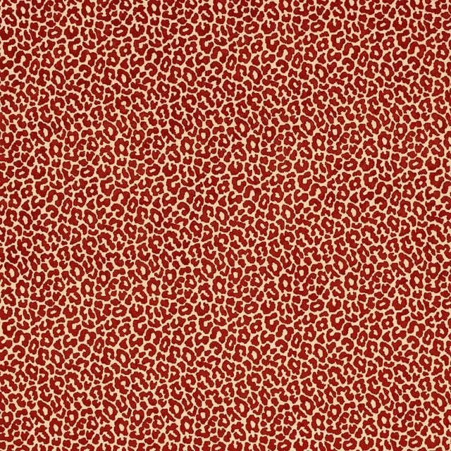 Sample - Schumacher X Timothy Corrigan Madeleine Velvet Fabric in Grenadine For Sale