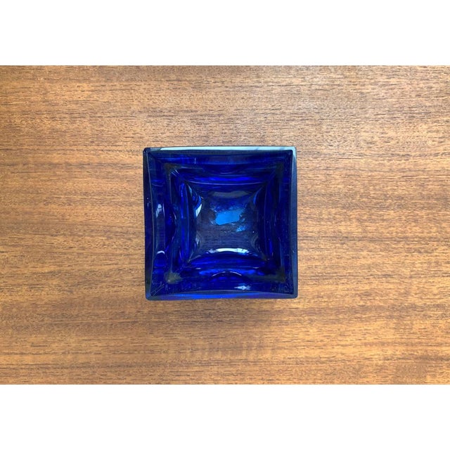 Space Age Glass Block Vase, 1960s For Sale - Image 6 of 18