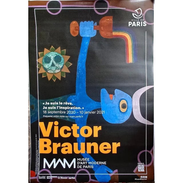 Large Victor Brauner Poster, 2020 For Sale - Image 7 of 7